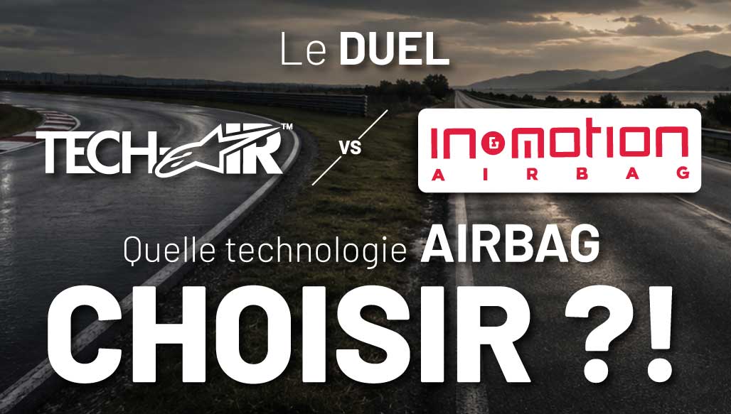Quelle technologie d'airbag mto choisir entre Alpinestars Tech-Air et in&motion